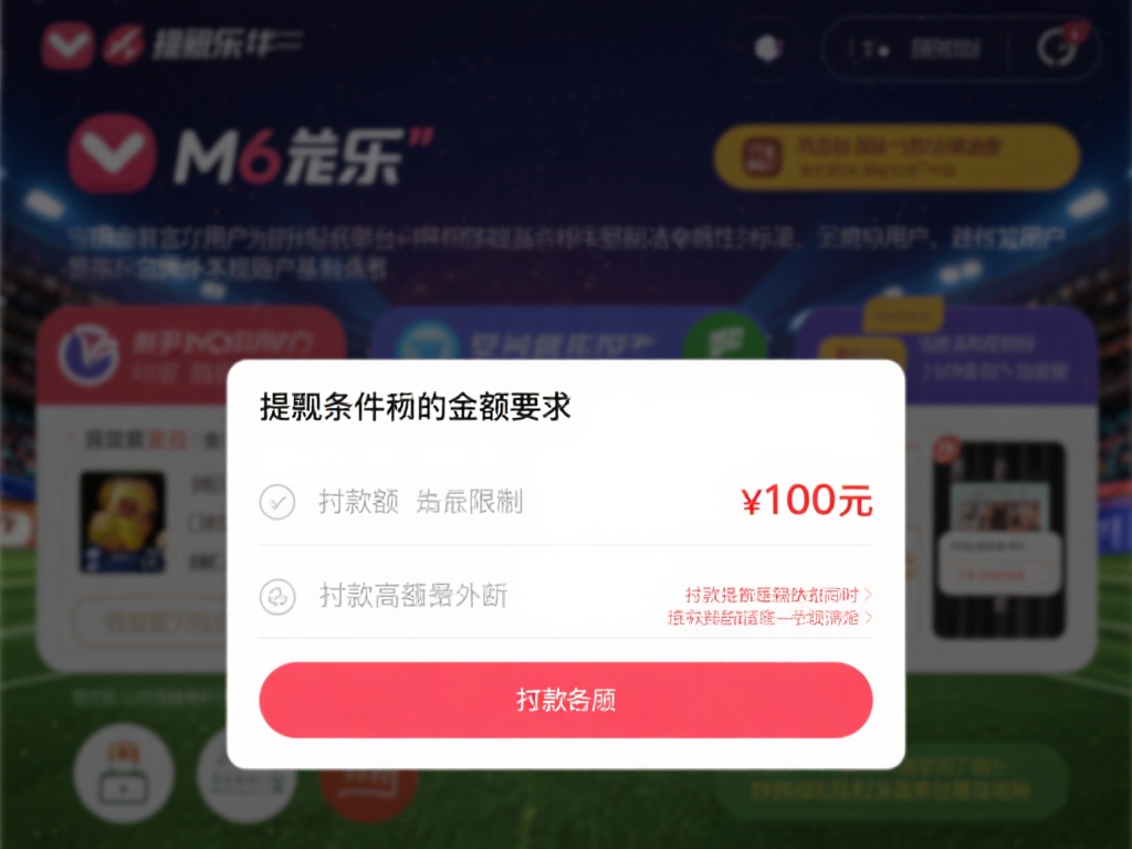 M6米乐提现金额及流程详解,轻松确保资金顺利到账 提现条件及金额要求
在进行提现前,用户需要明确平